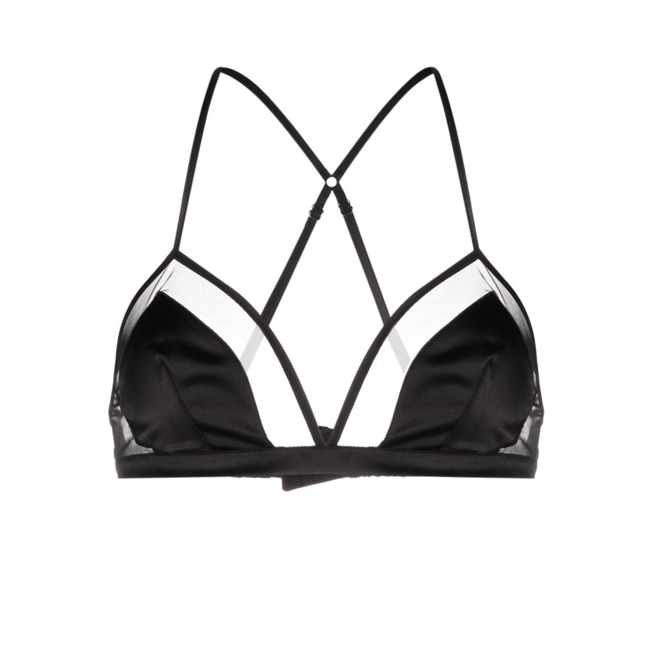 Dolce & Gabbana panelled tulle satin bra