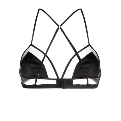Dolce & Gabbana panelled tulle satin bra