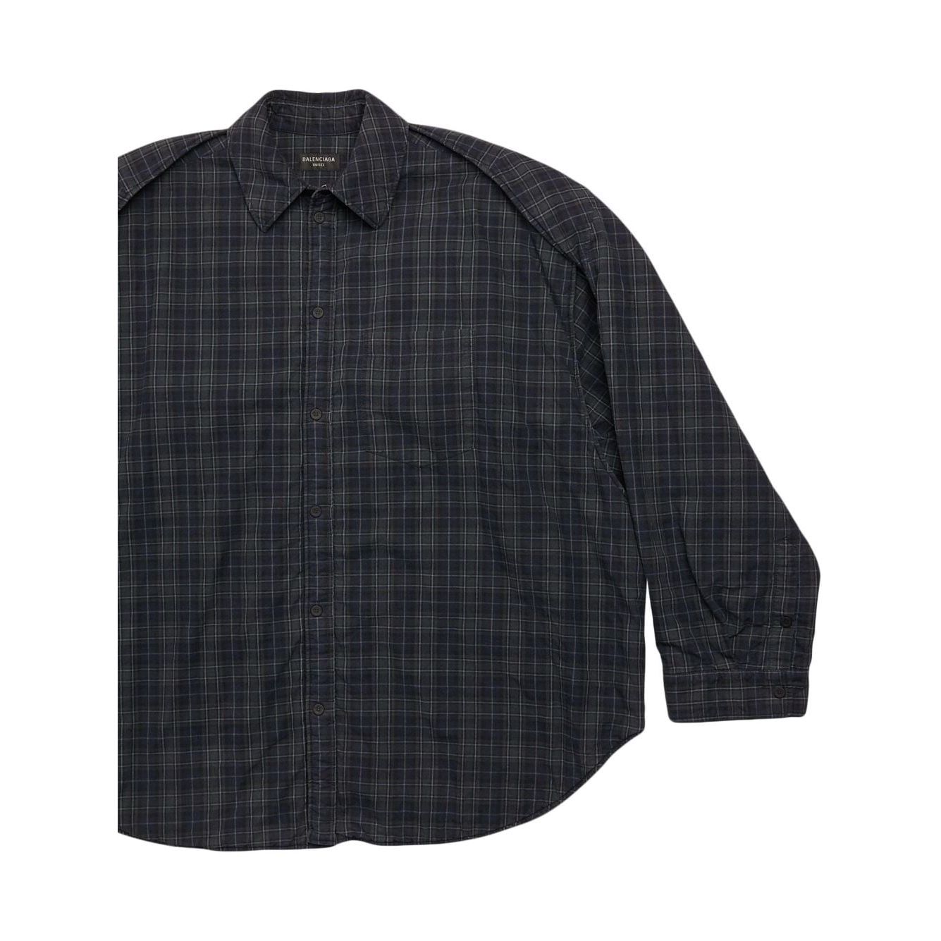Balenciaga Checked pattern flannel shirt
