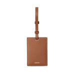 Burberry checkered luggage tag