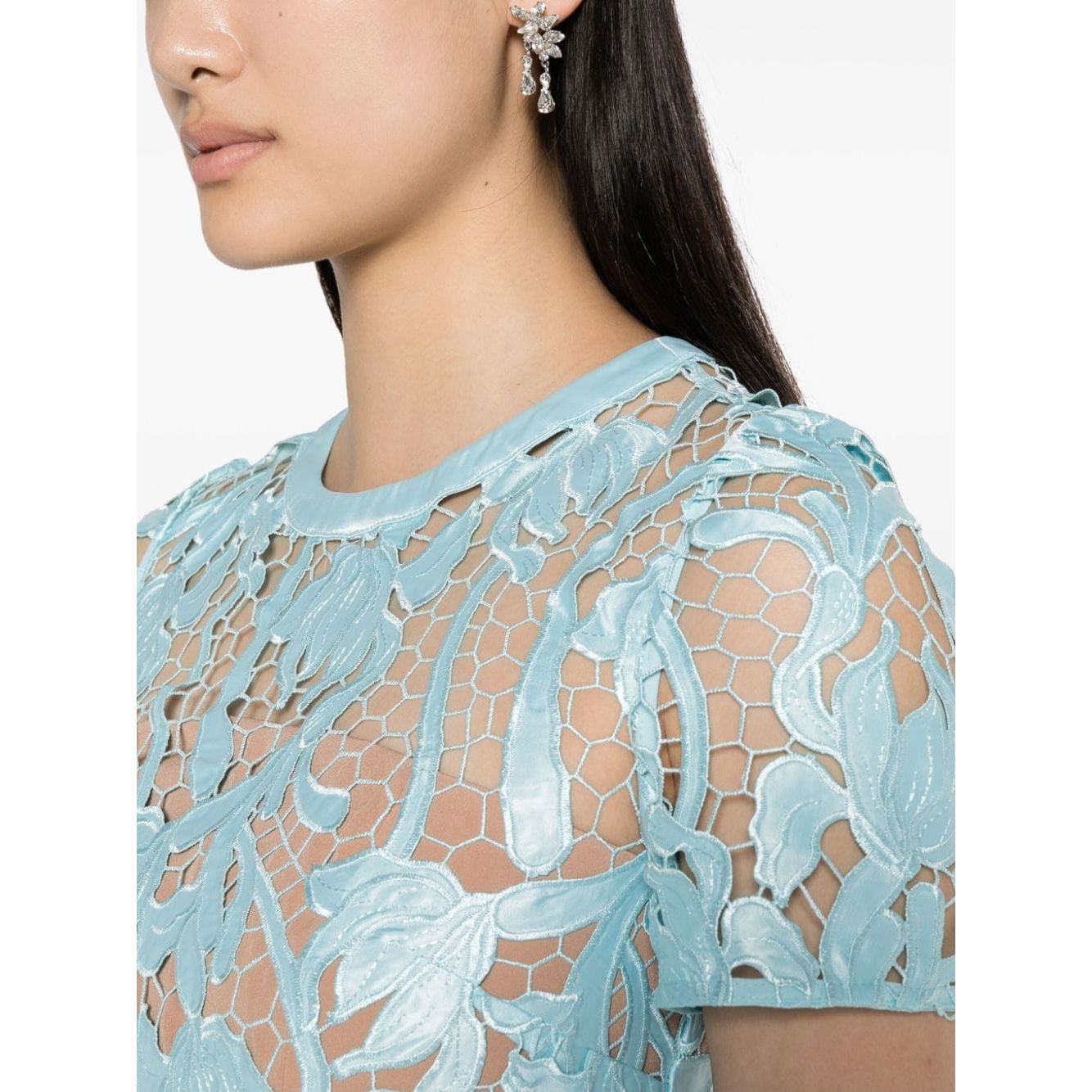 Self-portrait Dresses Clear Blue