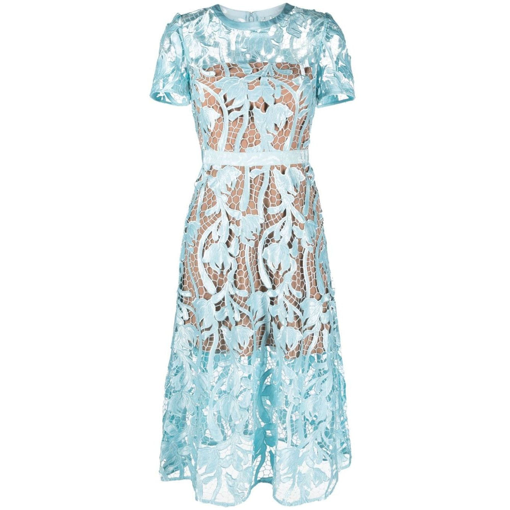 Self-portrait Dresses Clear Blue Dresses