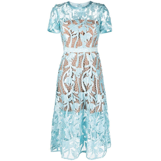 Self-portrait Dresses Clear Blue Dresses