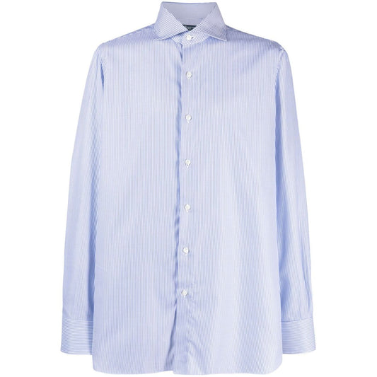 FINAMORE 1925 NAPOLI Shirts Blue