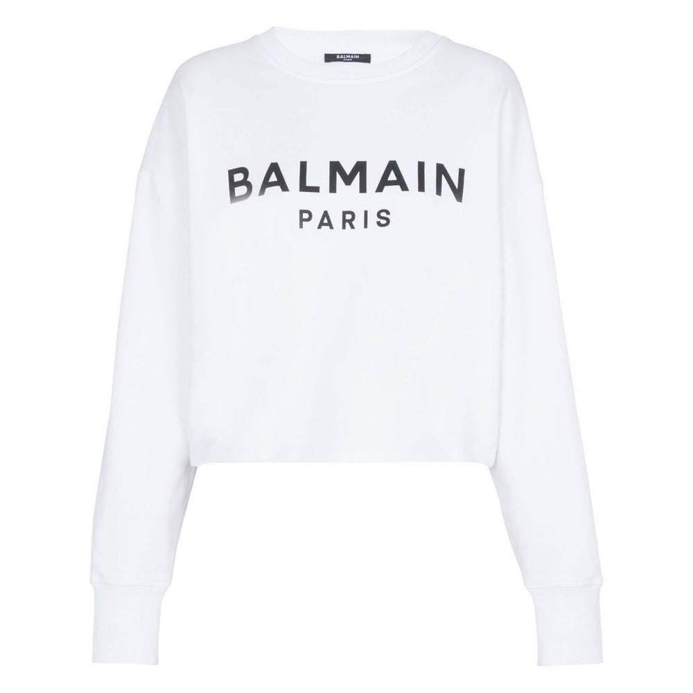 Balmain Logo-print cotton sweatshirt