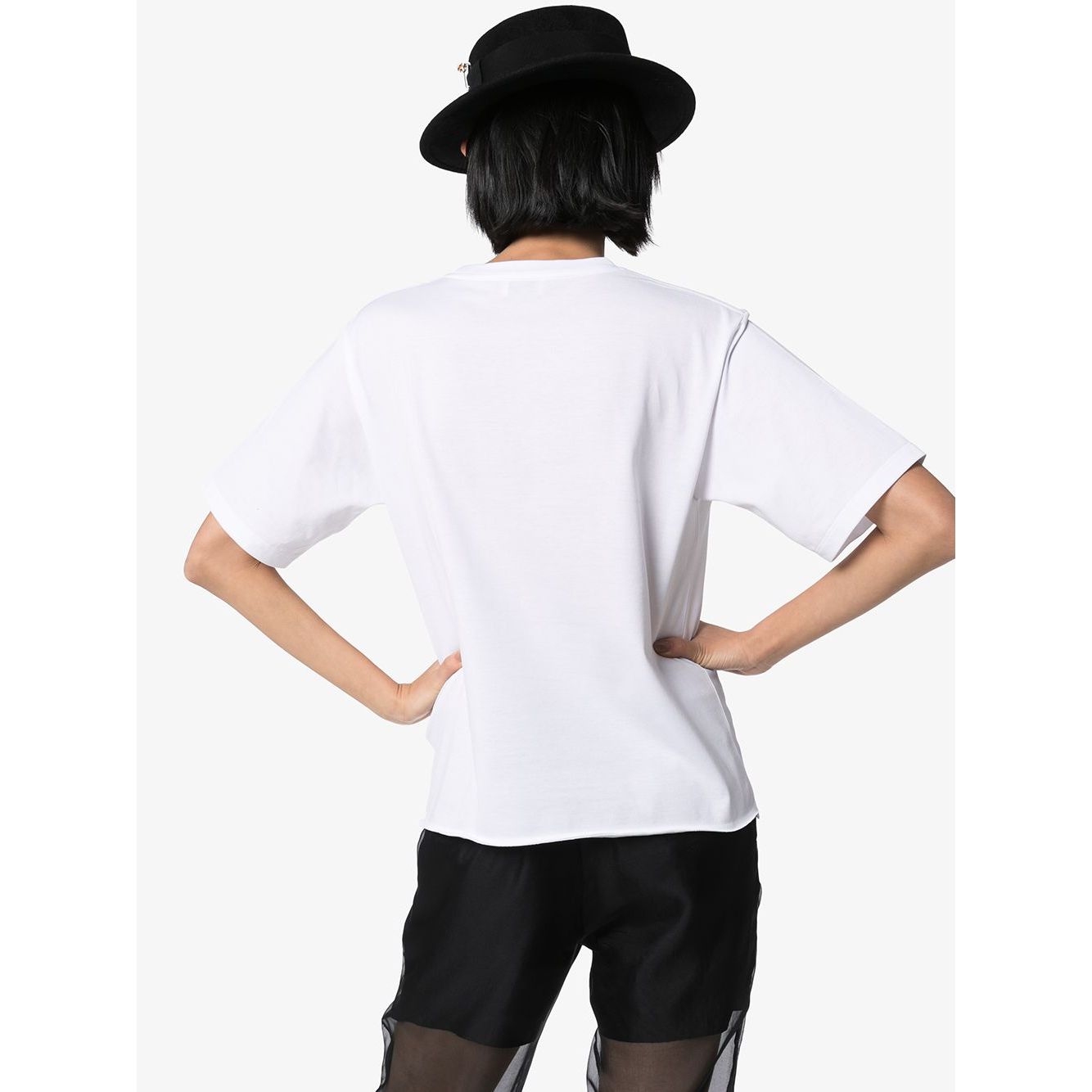 Saint Laurent logo print T-shirt