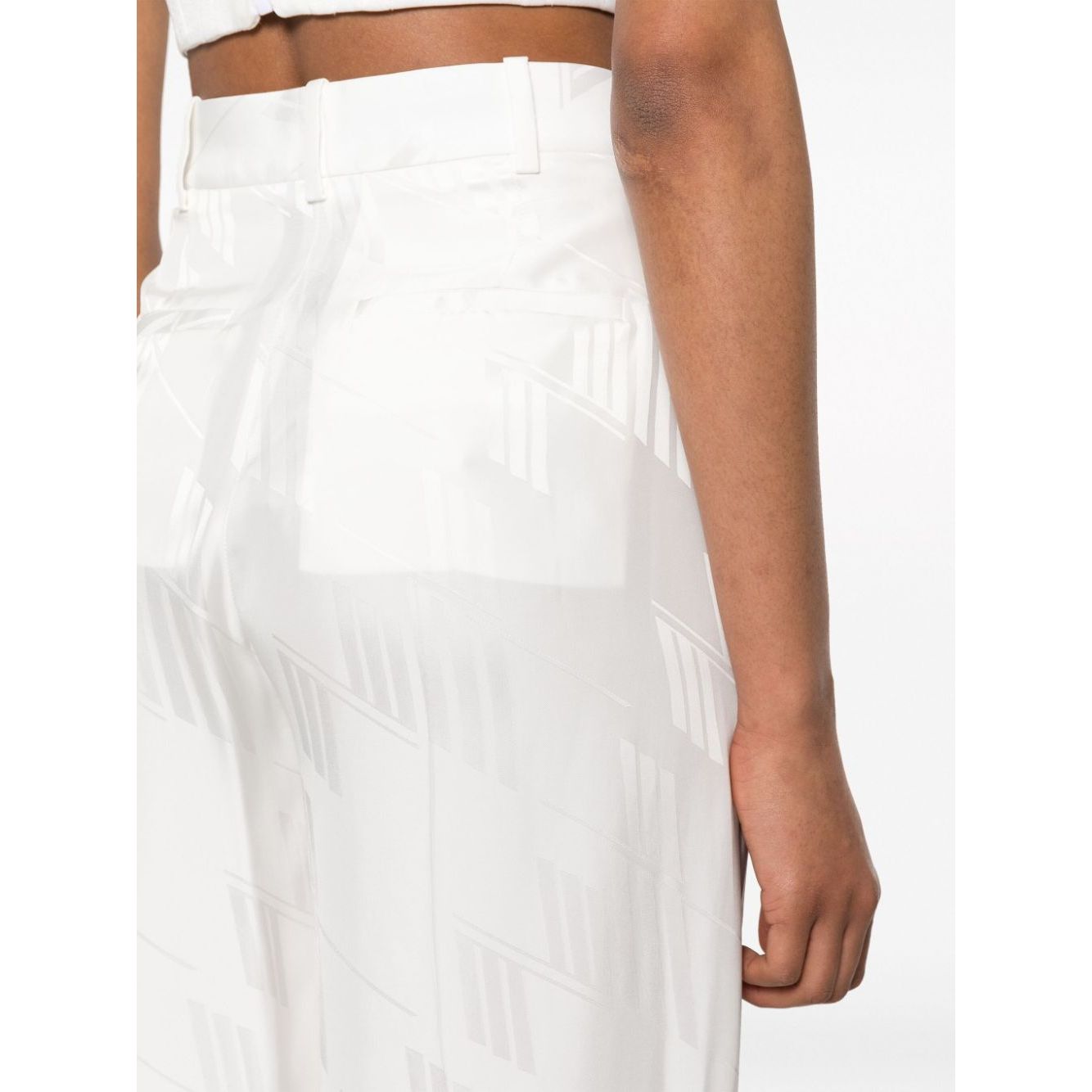 The Attico Trousers White Trousers