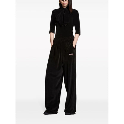 Balenciaga logo embroidered track pants