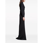 Balenciaga slit tailored maxi skirt