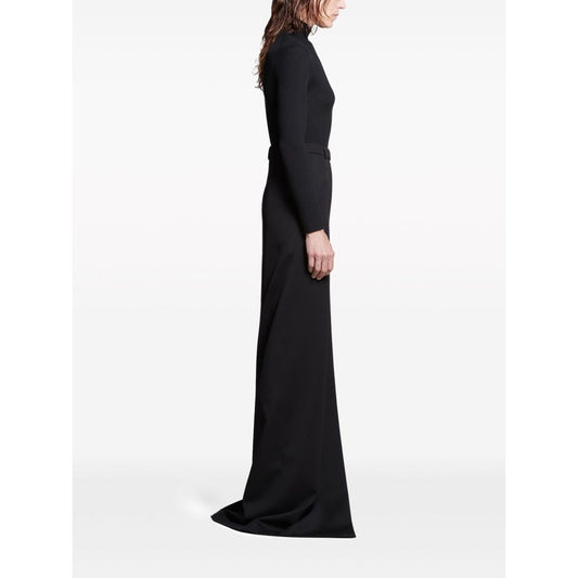 Balenciaga slit tailored maxi skirt