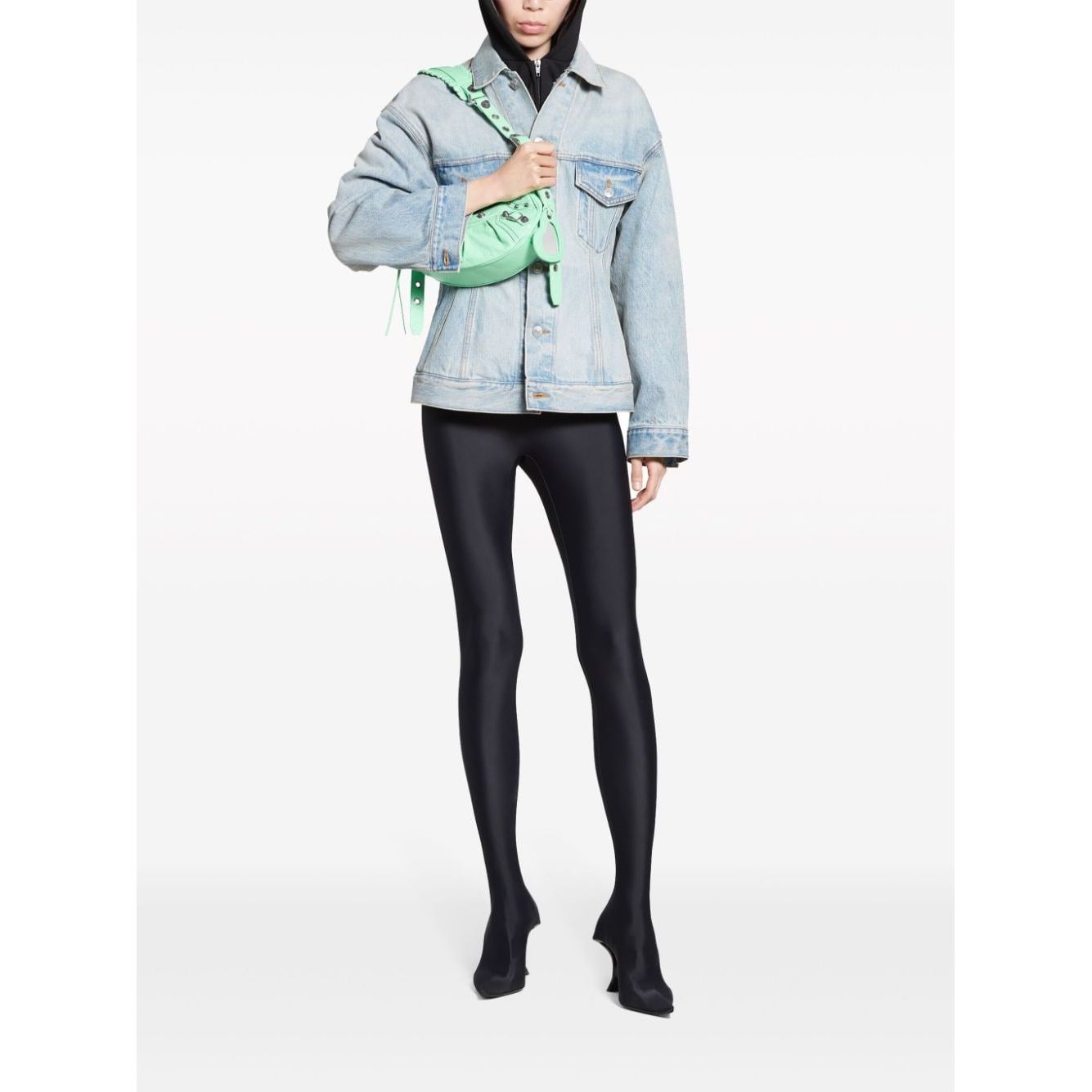 Balenciaga Hourglass silhouette denim jacket