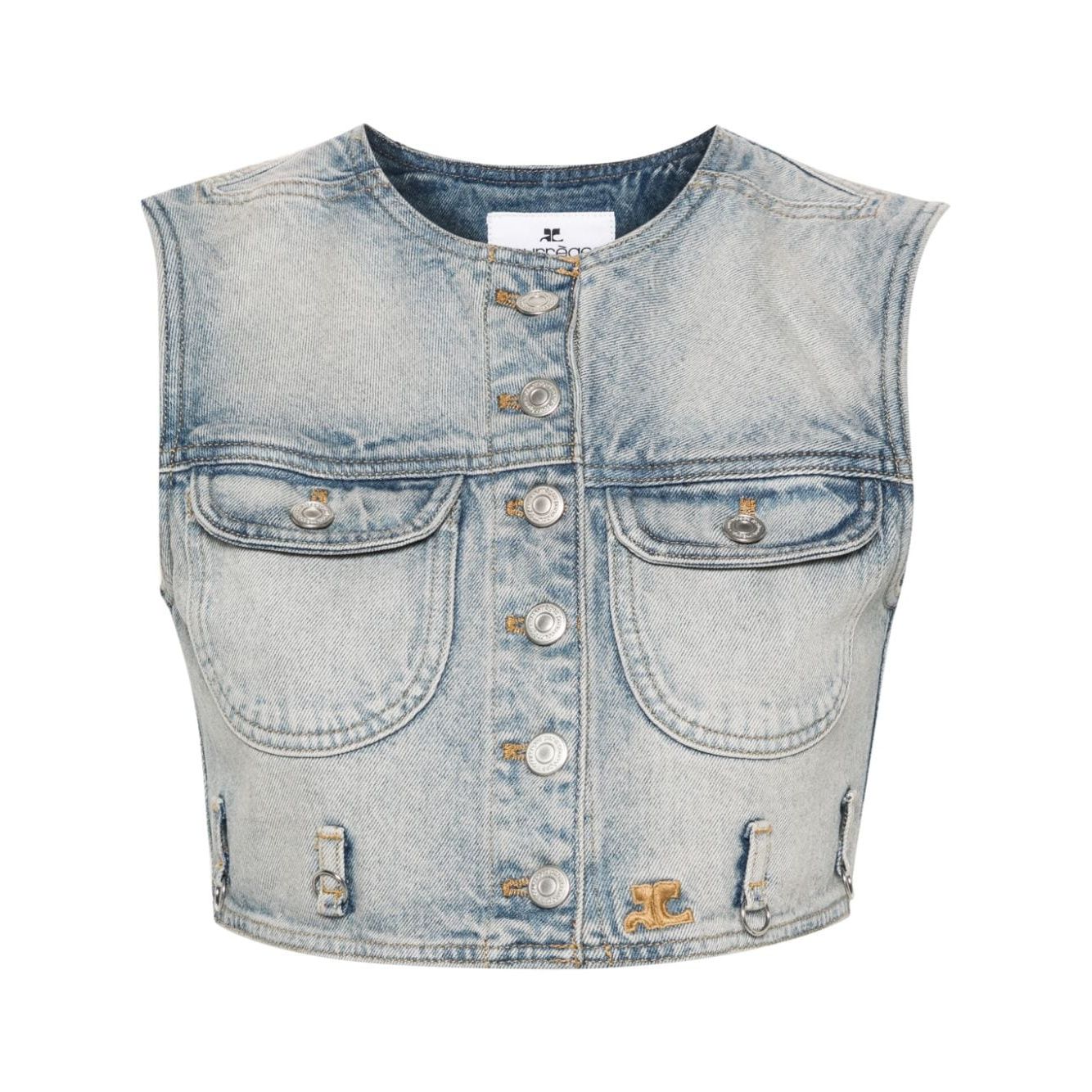 COURREGES PRE Sweaters Clear Blue