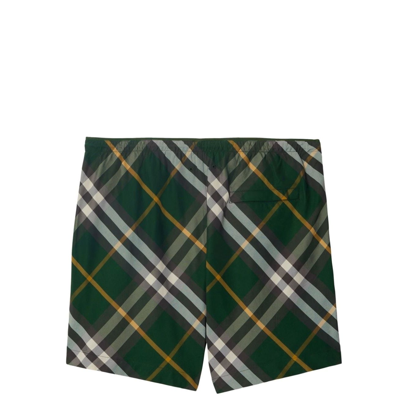 Burberry checkered twill swim shorts