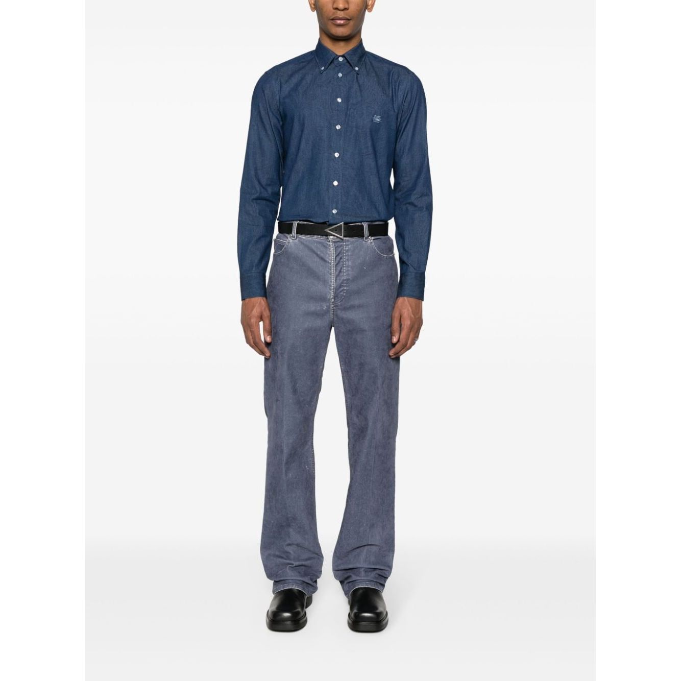 Etro Shirts Blue Shirts