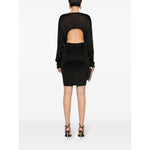 Saint Laurent open-back knitted dress