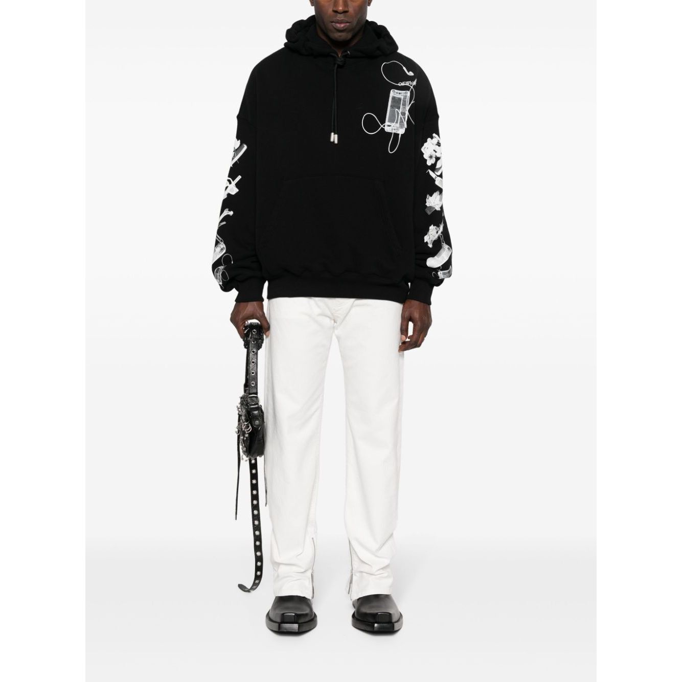 Off White 90's Logo Skate straight-leg jeans