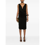 Saint Laurent V-necked mini dress