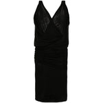 Saint Laurent V-necked mini dress