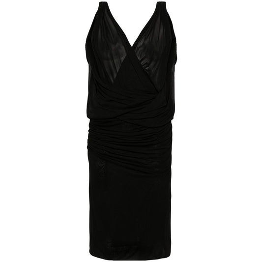 Saint Laurent V-necked mini dress