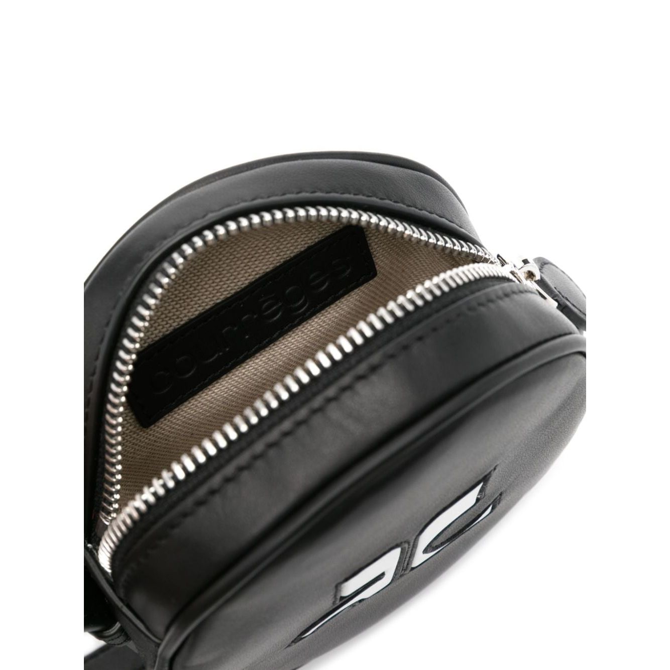 Front view with bag zipped and handles upright.