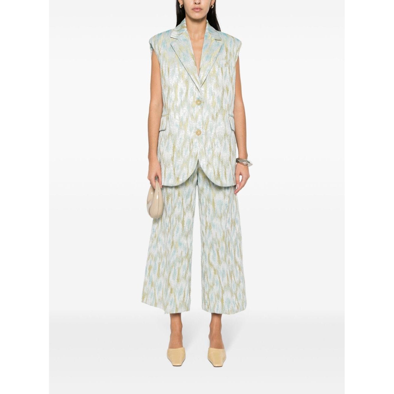 Erika Cavallini Semi-Couture Trousers MultiColour