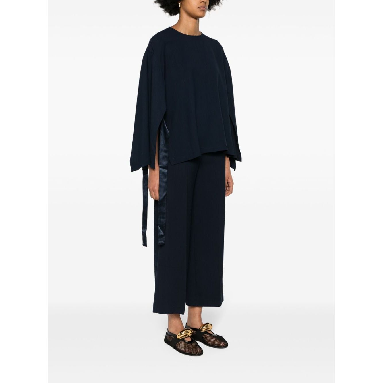 Erika Cavallini Semi-Couture Top Blue