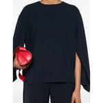 Erika Cavallini Semi-Couture Top Blue