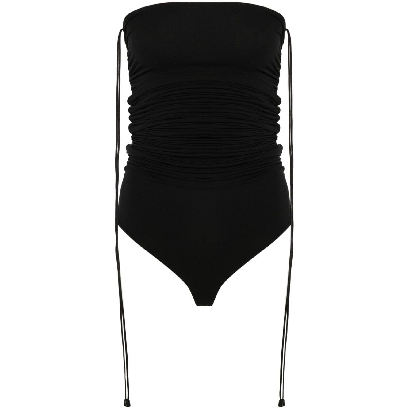 Front view with bag zipped and handles upright.