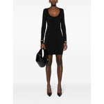 Saint Laurent Décolleté Mini Dress