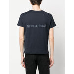 Saint Laurent Reverse logo-print cotton T-shirt