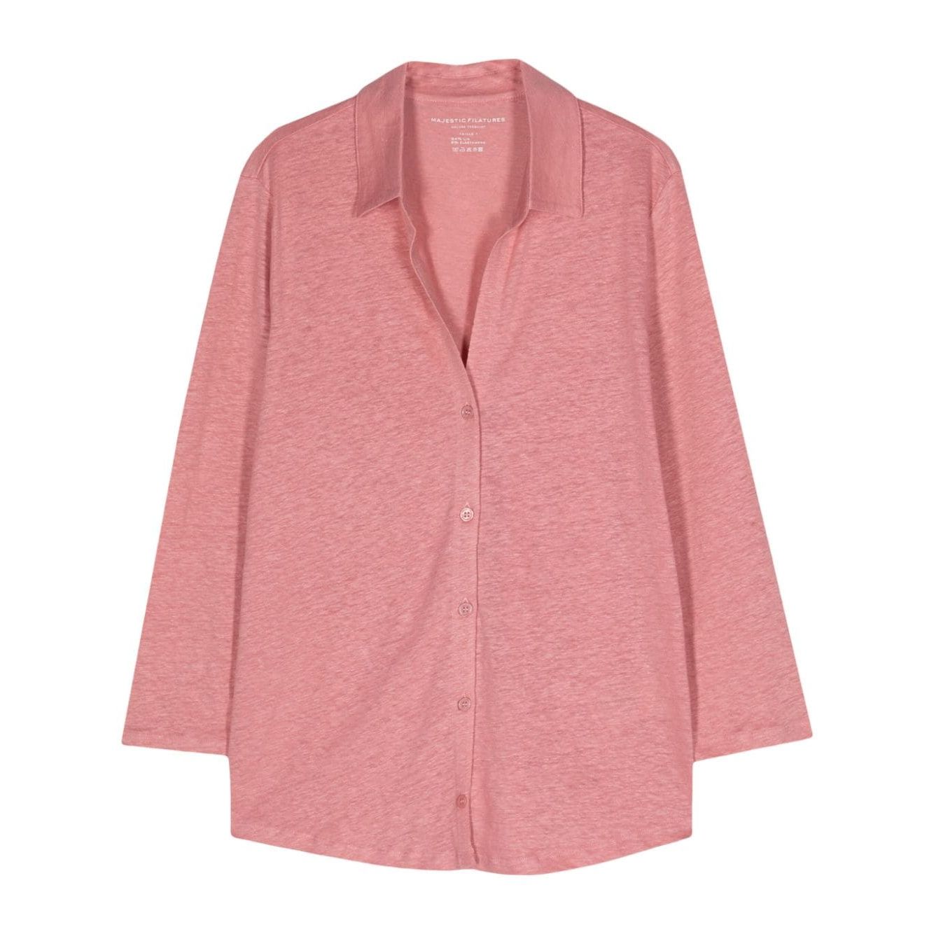 Majestic Shirts Pink Shirts