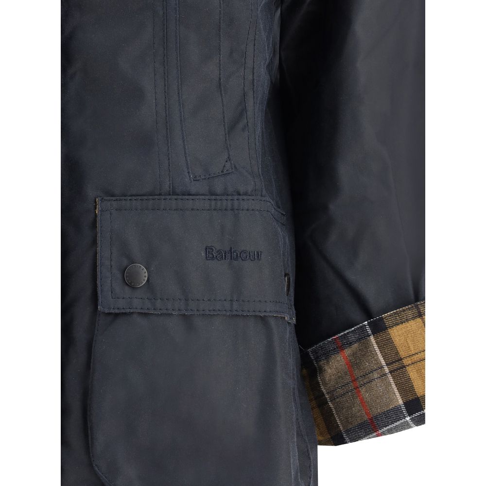 Barbour Blue Cotton Shell Jacket