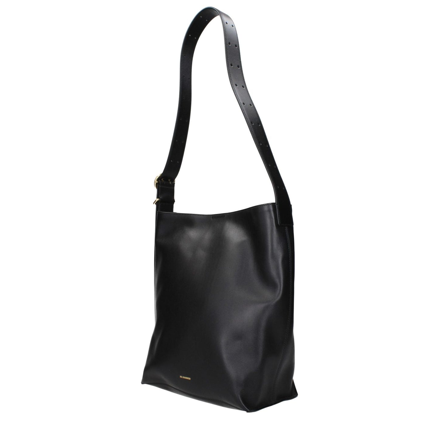 Jil Sander Black Leather Crossbody Bag