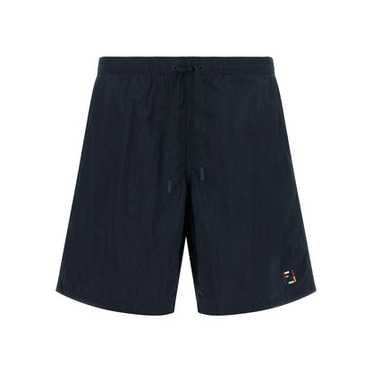 Fendi Blue Polyamide Swim Shorts