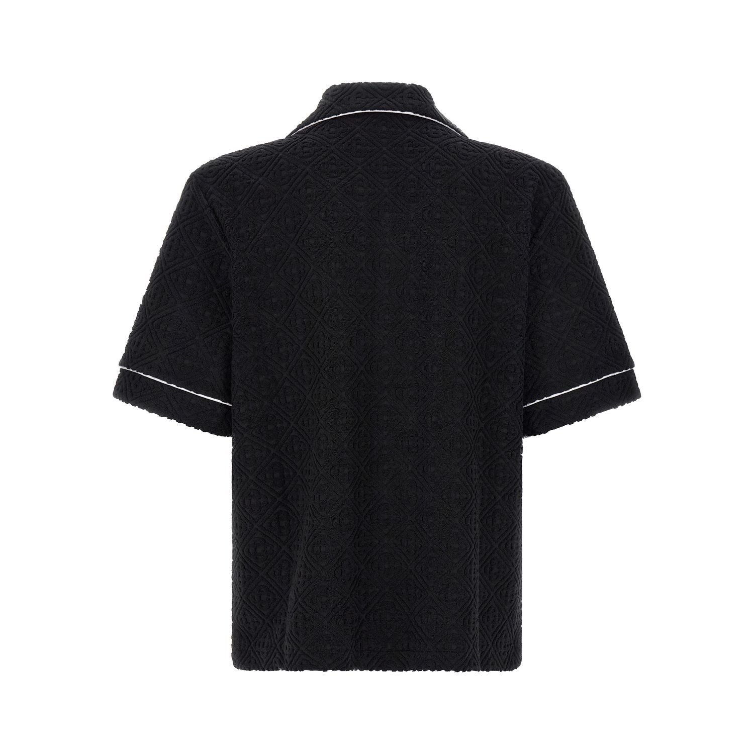 Casablanca Black Cotton Pattern Shirt
