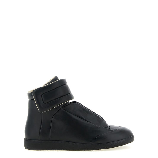 Maison Margiela Black Calfskin Chunky Sneakers