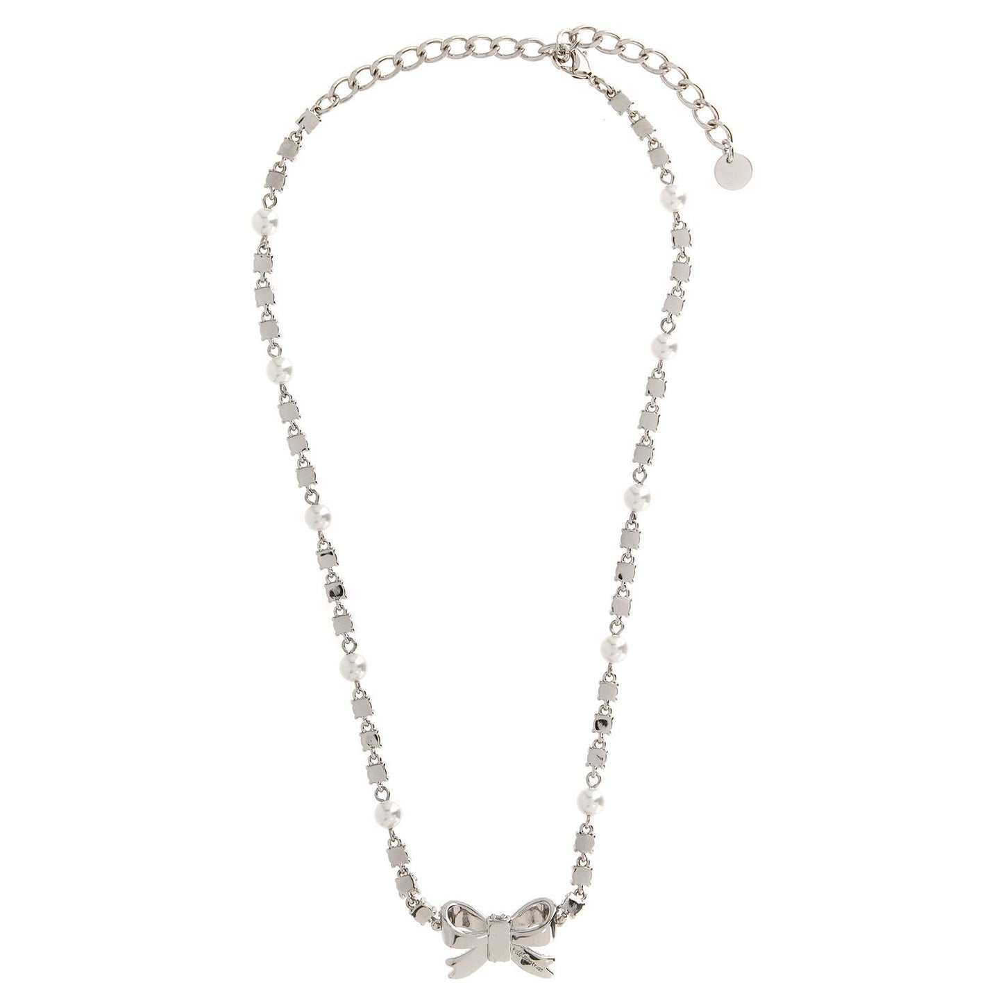 Self-Portrait Silver Brass Necklace