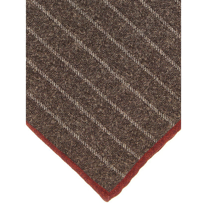 Brunello Cucinelli Brown Silk Scarf