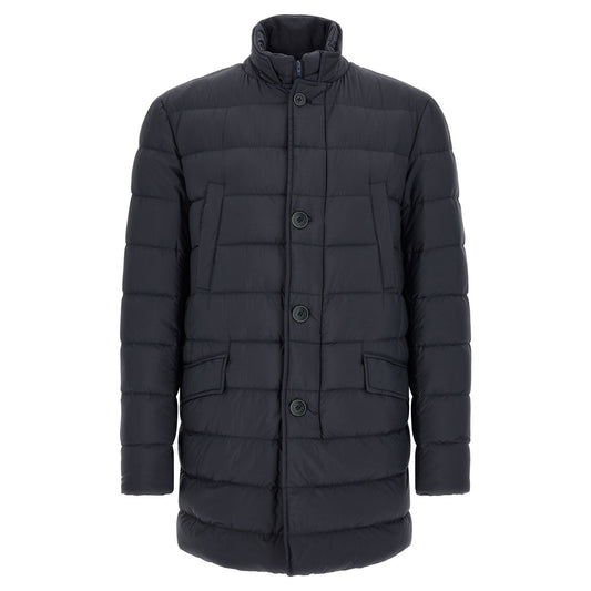 Herno Blue Polyamide Coat