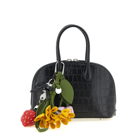 Self-Portrait Black Cowhide Handbag