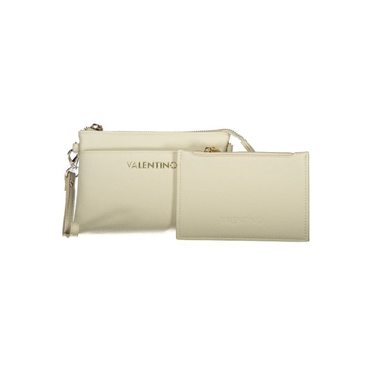 Mario Valentino Beige Polyurethane Women's Wallet