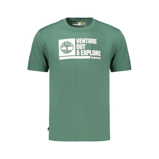 Timberland Green Cotton T-Shirt