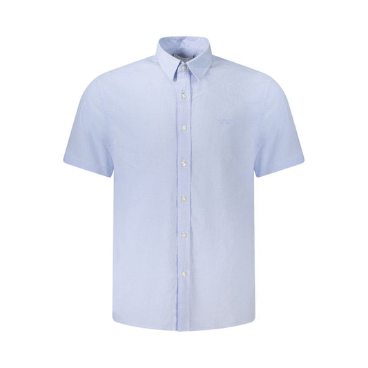 Guess Jeans Light Blue Cotton Men's Shirt