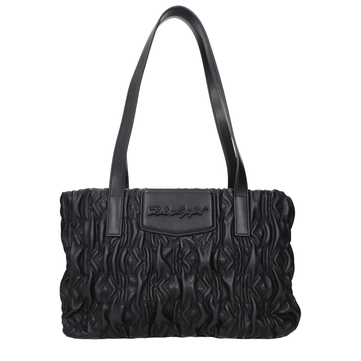 Karl Lagerfeld Black Polyester Shoulder Bag