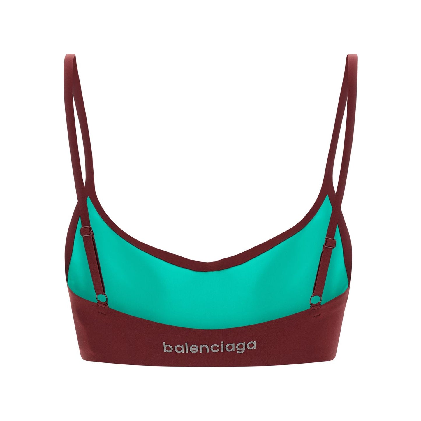 Balenciaga Bordeaux Polyamide Sport Bra