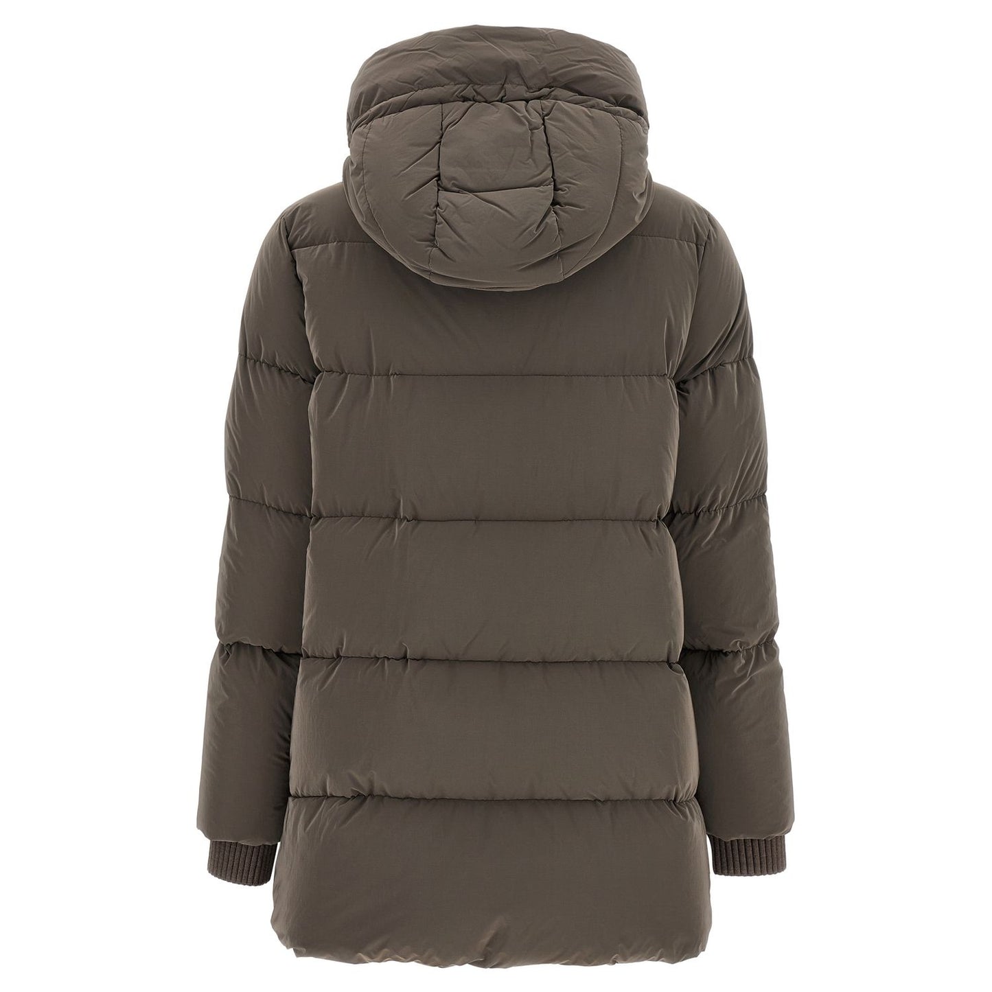 MooRER Brown Wool Full-Length Jacket