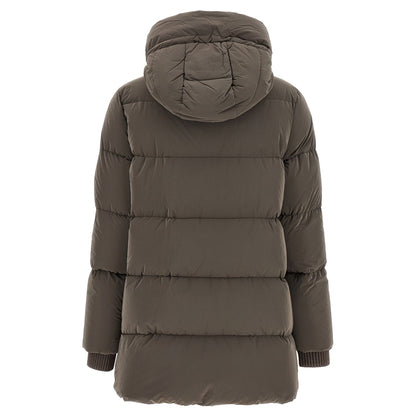 MooRER Brown Wool Full-Length Jacket