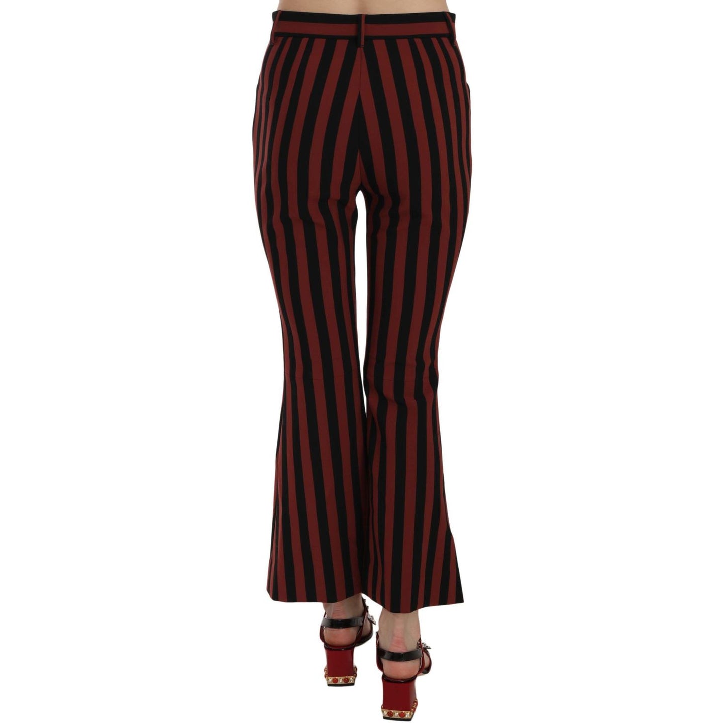Dolce & Gabbana Elegant Cropped Flared Trousers