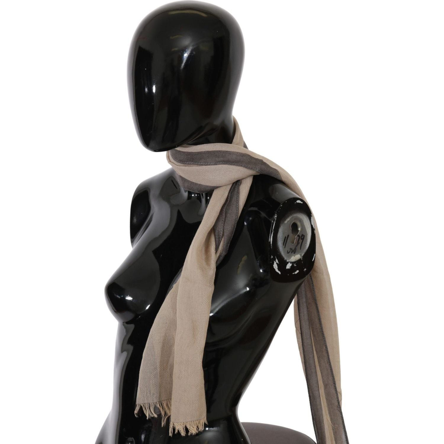 Costume National Beige Women Cotton Shawl  Scarf