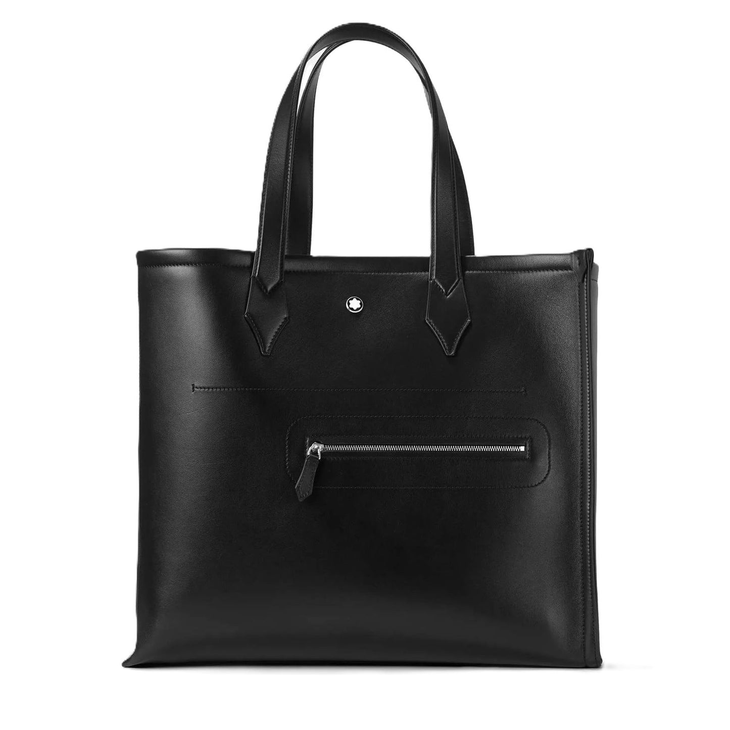 MONTBLANC LEATHER Mod. MEISTERSTUCK SELECTION SOFT TOTE BAG for ladies in black leather with official packaging.